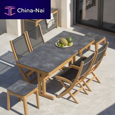 Contemporary dining table TEKURAwoodenHPLrectangular