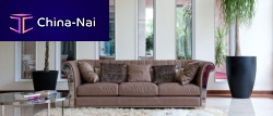 Traditional sofa BERGMANleatherbrown3-seater