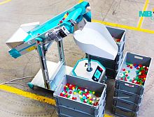 Automatic filling machine containerpartsconveyor