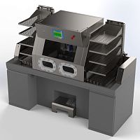 Medical device cleaning station SAFECleanBox®rinsinglaboratorywith sodium bicarbonate
