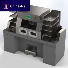 Medical device cleaning station SAFECleanBox®rinsinglaboratorywith sodium bicarbonate