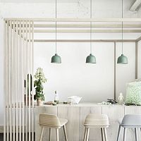 Pendant lamp GRAINbamboopolypropylenetraditional