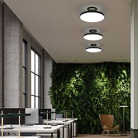 Contemporary ceiling light ASTERIA UP roundaluminumsteel