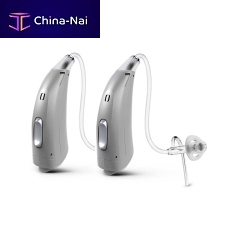 Mini BTE hearing aid DUO G4rechargeabletelecoilbeige