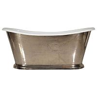 Oval bathtub THE PARIS-NICKEL67freestandingdeepcast iron