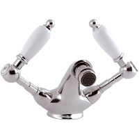Double-handle bidet mixer tap RT6200 countertopchrome-plated brassbathroom