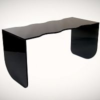 Modern table DESKSglassglass baserectangular