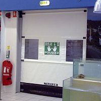 Roll-up industrial door ISself-supportingsteelcomposite