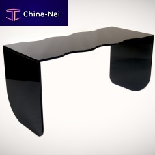 Modern table DESKSglassglass baserectangular