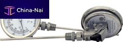 Bimetallic thermometer BT600Aanalogadjustable dialinsertion