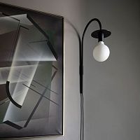 Contemporary wall light LA LAMPEindoorglassmetal
