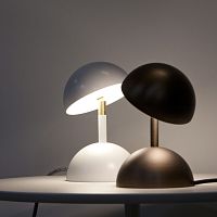 Table lamp �diaboloaluminumpainted aluminumcontemporary