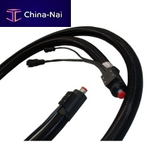 PTFE inner liner heated hose corrugatedstandardstainless steel-braided