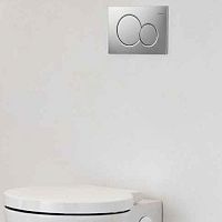 Double toilet flush button SIGMA01
