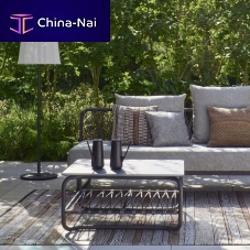 Contemporary coffee table VALMERpolypropylenelacquered aluminumlacquered aluminum base