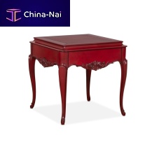 Classic side table GALAlacquered woodwooden basesquare