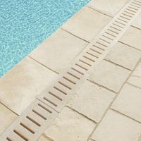 Concrete drain grate DOMUSfor swimming pool