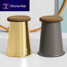 Contemporary stool SIITcorkmetal basecentral base