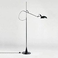 Floor-standing lamp SWITCH ON aluminumsteelstainless steel