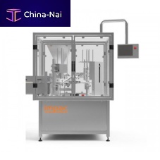 Rotary filler capper labeler TYPHOONautomaticPLC-controlledfor powders