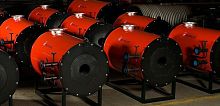Thermal fluid boiler GFT LINEgasfuel oilvertical