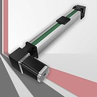 Profile linear axis FBL60E1000belt-drivenlinear motor-drivenwith servo-motor