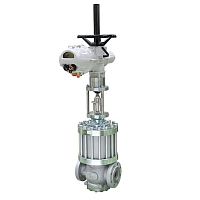 Ball valve Synchrofluxelectrically-actuatedfor controlblocking