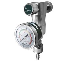 Medical gas valve stainless steelblack