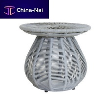 Contemporary stool ALBERGINE ropecentral baseround