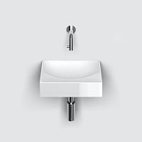 Wall-mounted hand basin CL/countertoprectangularceramic