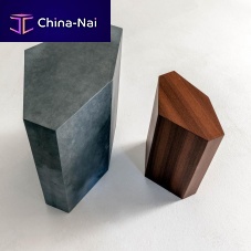 Contemporary side table Imperfetto marblemarble baseround
