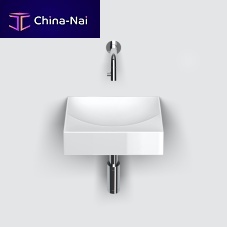Wall-mounted hand basin CL/countertoprectangularceramic
