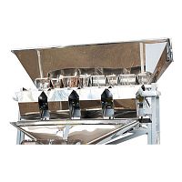 Dosing weighing machine VD-1-4linearfor the food industrywith vibratory feeder