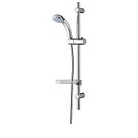 Wall-mounted shower set EQUOcontemporarywith hand showerrain