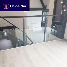 Glass railing steelglass panelindoor