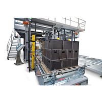 Layer depalletizer ANTARES seriesroboticfor cansfor PET bottles