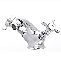 Double-handle bidet mixer tap RBF105CRcountertopbrassbathroom
