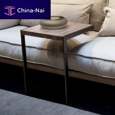 Contemporary side table MANTOVAplywoodbirchsteel base