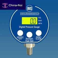 Digital pressure gauge for airfor vacuumfor liquids