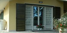 Removable security grille DibiBlind for doorsmetal