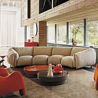 Modular sofa ZA:ZA MAXcontemporaryfabricpolyurethane