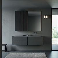 Contemporary bathroom cabinet Esperantohomewoodenwall-mounted