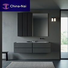 Contemporary bathroom cabinet Esperantohomewoodenwall-mounted