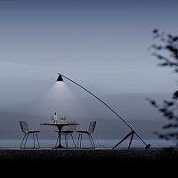 Floor-standing lamp Veametalcontemporaryoutdoor
