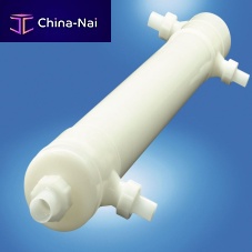Shell and tube heat exchanger liquid/liquidPFAcompact