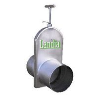 Knife gate valve manualdrainfor wastewater