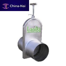 Knife gate valve manualdrainfor wastewater