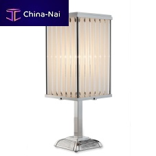 Table lamp KARREE ART.B24nickel-plated brassglassArt Deco