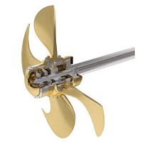 Ship propeller variable-pitchshaft drive4-blade