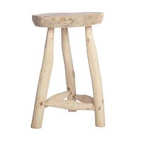 Contemporary stool BR0132wooden3-legged